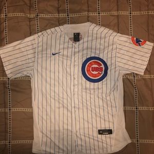 Chicago Cubs Javier Baez White Home 2020 Jersey